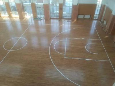 運(yùn)動木地板籃球場